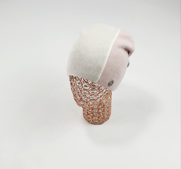 Шапка Катрин Синдл (сер.жемчуг/роз)